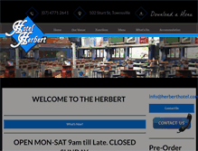Tablet Screenshot of hotelherbert.com.au